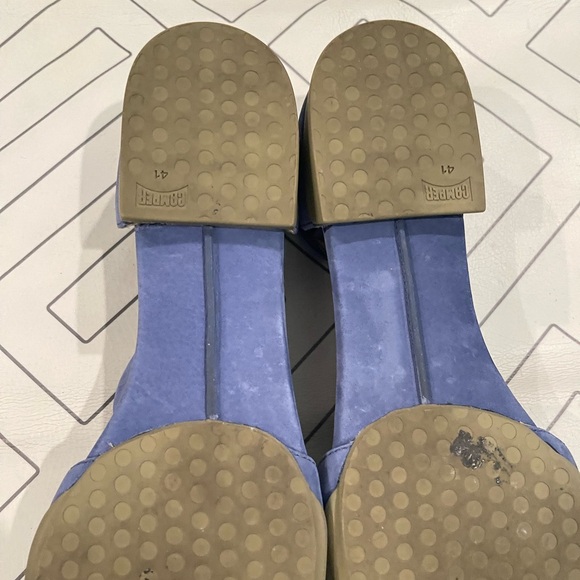 Camper Blue Round Toe Flats - Picture 12 of 13